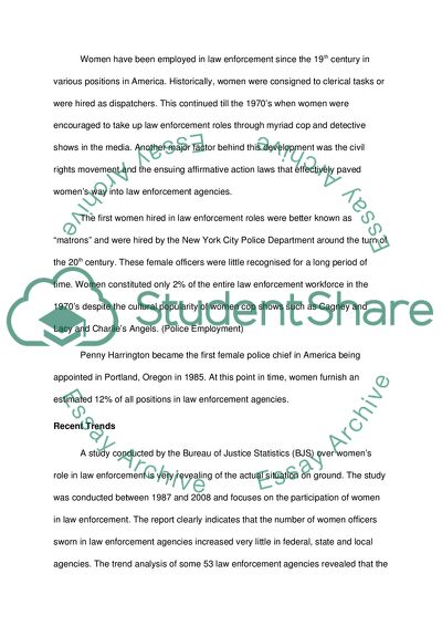 Women in Law Enforcement