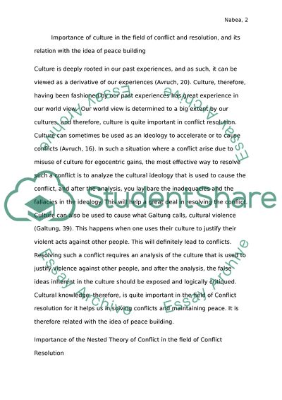 The Importance of Conflict and Resolution