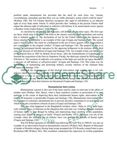 State Sovereignty and Lawful Intervention