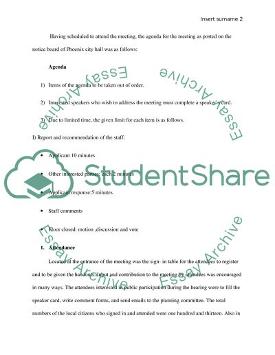 Public Meeting Paper