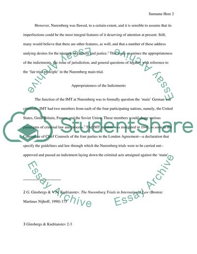 The Nuremberg Trials