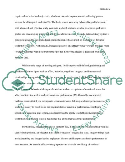 Teaching Strategies: The Most Important End of Year Academic Goal for Students