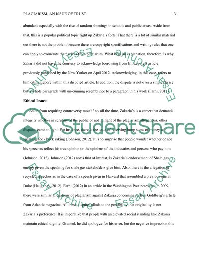 Plagiarism, an Issue of Trust: Jingbo Ma (Albee)