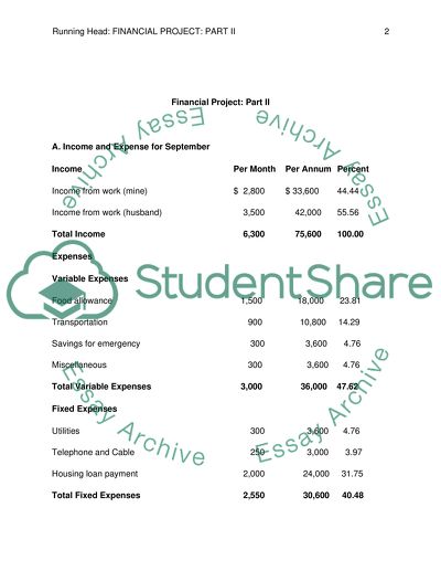The Familys Financial Life