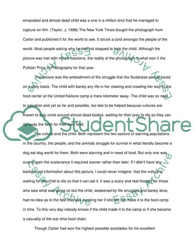 Kevin Carters 1993 Pulitzer Prize Winning Photograph