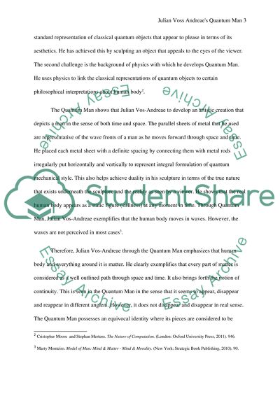 Pick an art work that is influenced by chemistry of physics