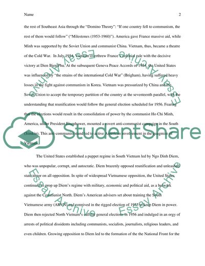 The Vietnam War and Americas Involvement