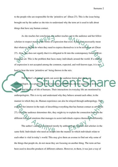 Understanding of Art