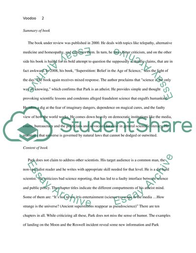 Voodoo Science: The Road from Foolishness to Fraud