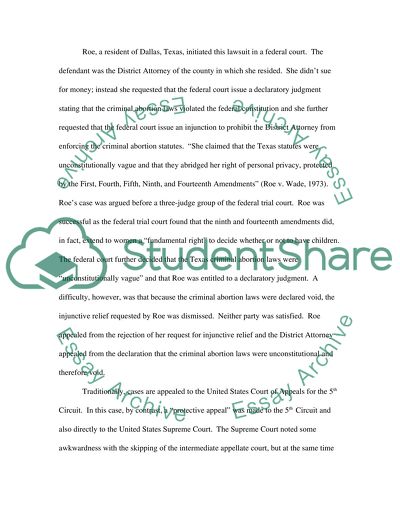 Criminal Abortion Laws in Texas