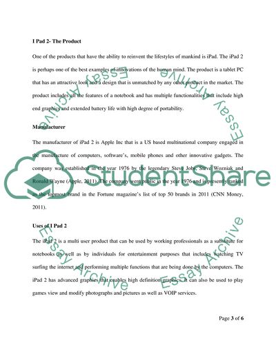 Analysis of the Product: Pad 2