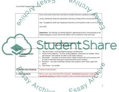 Social Efficiency Ideology in Teaching