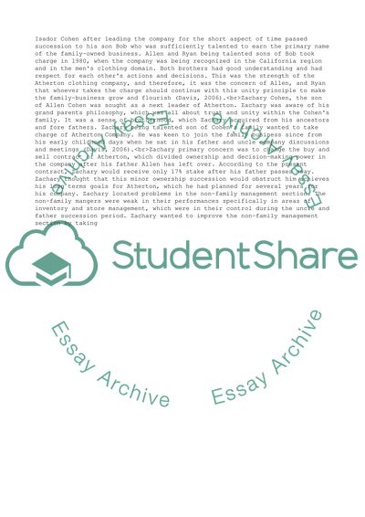 Atherton Clothing Company