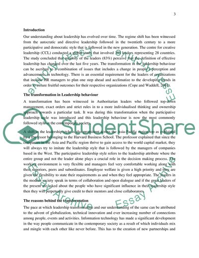 How Has Our Understanding of Leadership Changed across Time