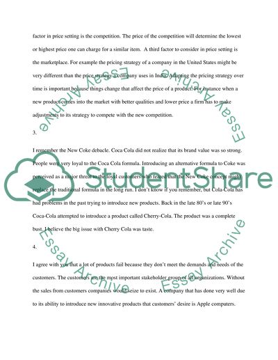 Discussion and Participation questions