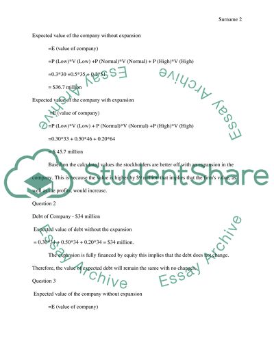 McKenzie Corporations Capital Budgeting