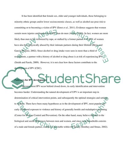 Assessing Womens Experiences with Various Intimate Partner Violence Intervention Approaches