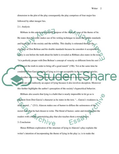 Article Analysis by Geoffrey Ribbans