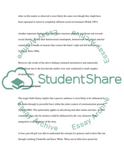 Development of Sexual Identity