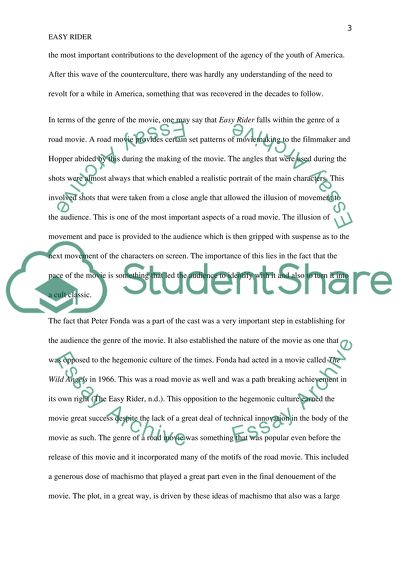 Film analysis of Easy Rider