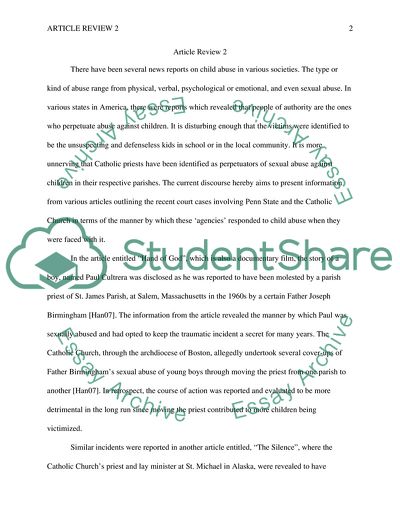 Child Abuse in Various Societies