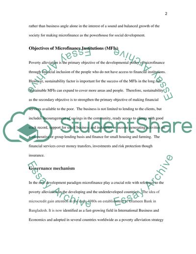 Microfinance Lending Technologies and their Impact on the Sustainability of Financial Institutions