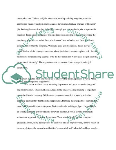 Reinventing the Wheel at Apex Door Company