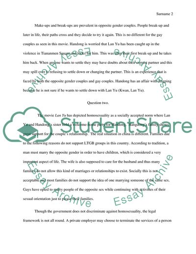 Lan Yu by Stanley Kwan