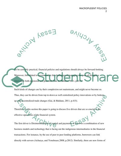 Macro-prudential Policies