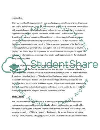 Challenges of Starting up an Online Business in China