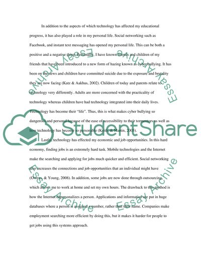 The impact of technology on history and development