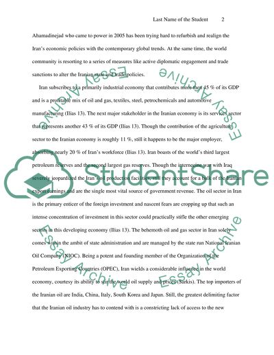 Politics of Globalization and Iran