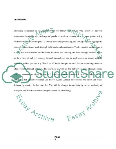 E-Marketing of Hong Kong, Malaysia and Australia