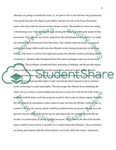 Crime-Prevention Strategies