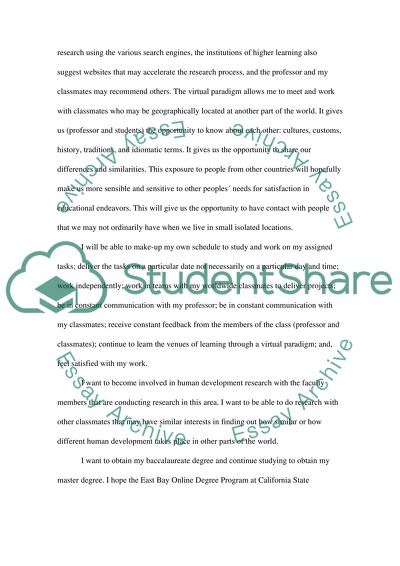 On-Line BA Human Development Degree