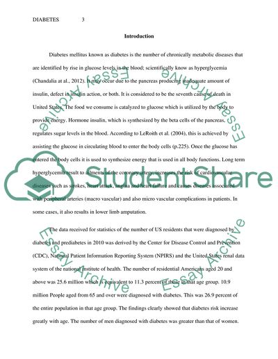 Chronicles of Diabetes