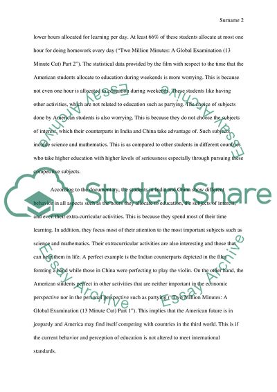 Status of American Education