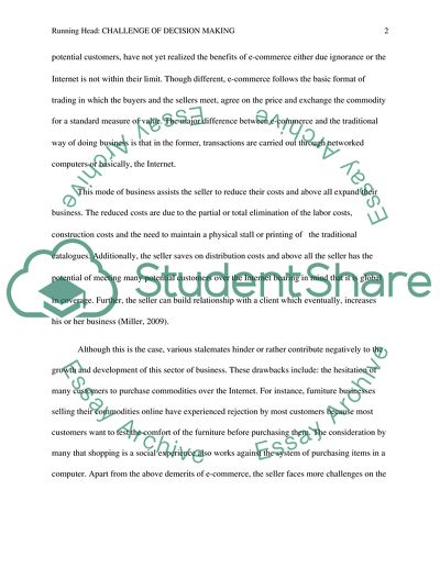 The Challenges of Decision Making in an Environment of High Speed and Complexity