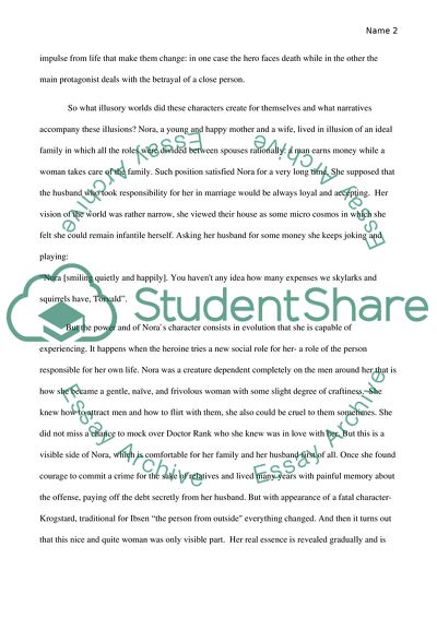 Personal Insights of Henrik Ibsen`s A Doll`s House and Tim O`Brien`s The Things They Carried