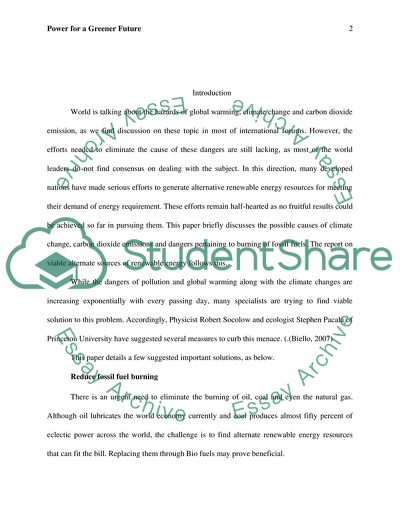 Power for a Greener Future