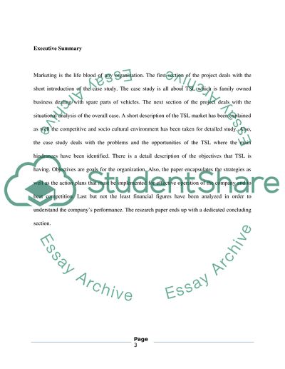 Marketing at Triumph Spares Limited