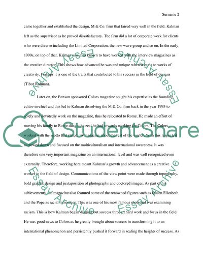 How Tibor Kalman Did His Designing Work and how he utilized his creativity