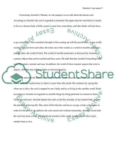 Prcis from Aristotles De Generatione et Corruptione II.9 (335b8)