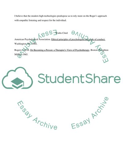 Therapists View of Psychotherapy