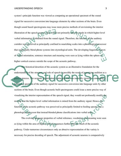 The Perpetual Foundation of Speech