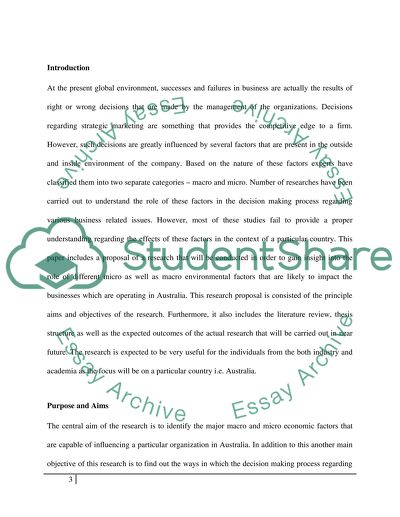 Economic Environment of Australia