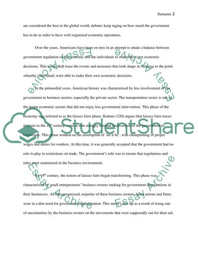 Economy through US History