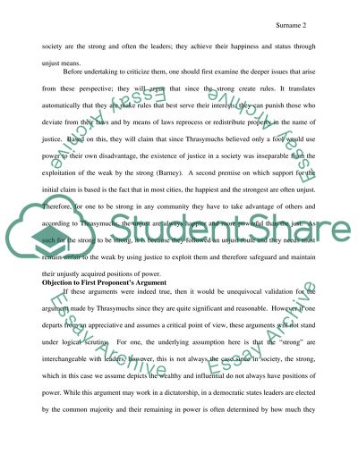 The Concept of Leadership Through Service on Using Justice