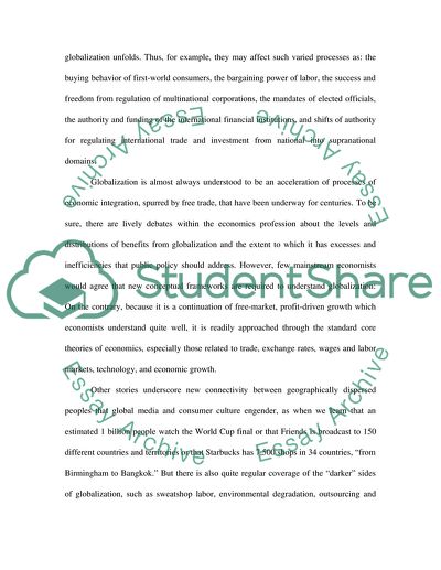 The Phenomenon Known as Globalization