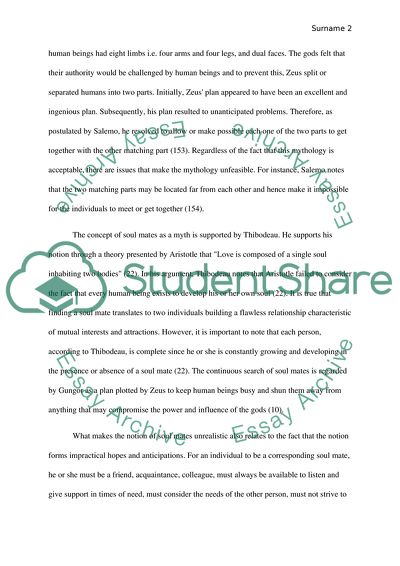 Soul mate A myth or reality